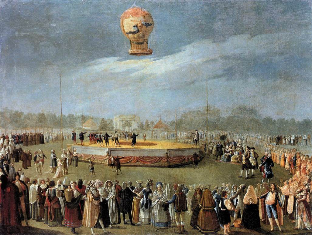 Ascent of the balloon